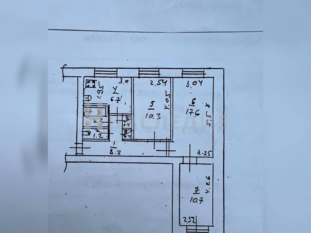 3-комнатная квартира, 57.7 м2 9/9 этаж, ул. Машиностроителей - фото 8